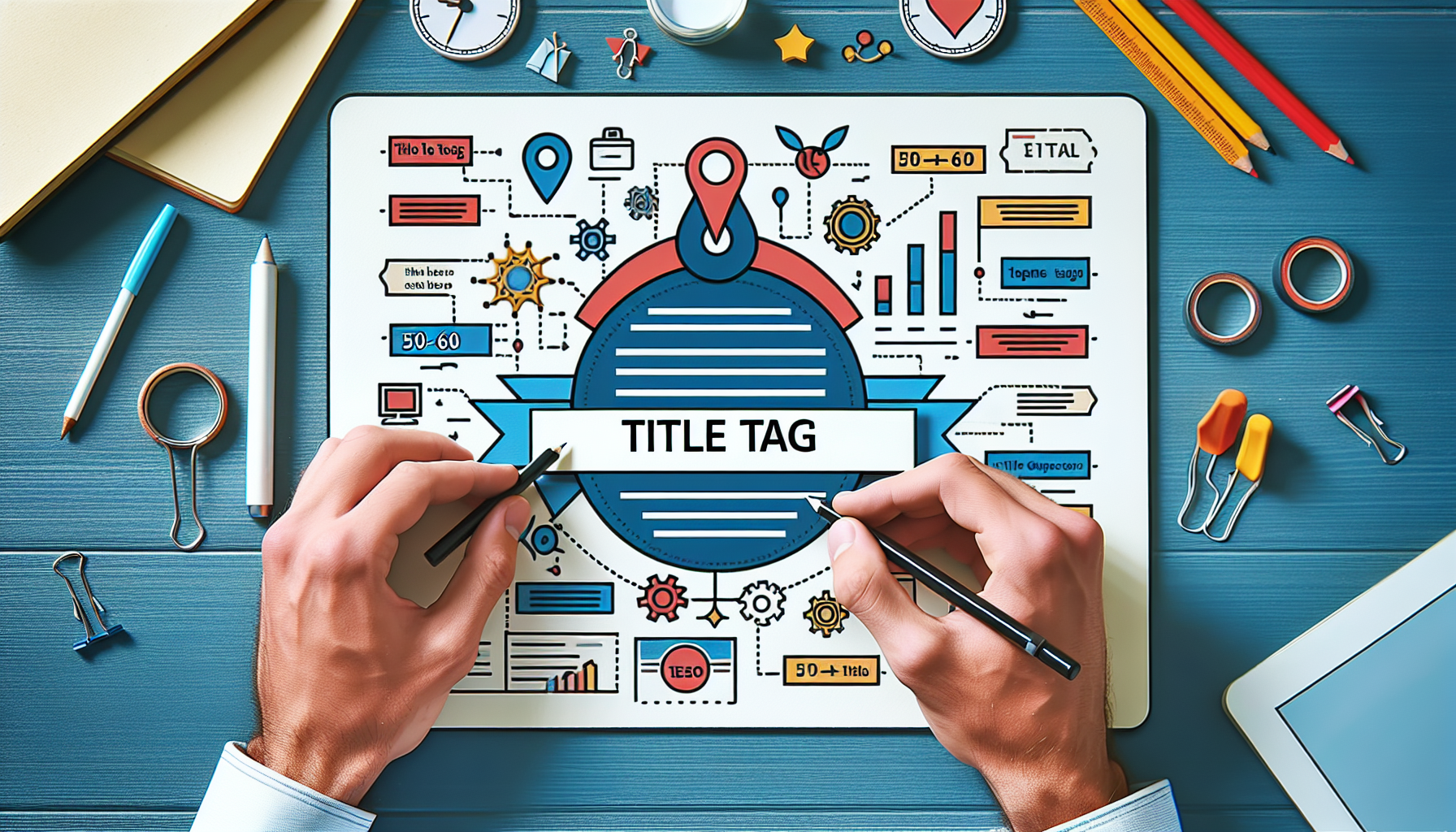 What is the optimal length for an SEO-friendly title tag?